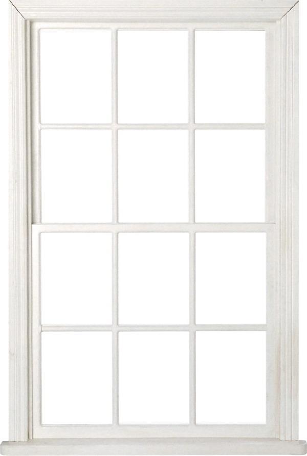 окно на белом фоне