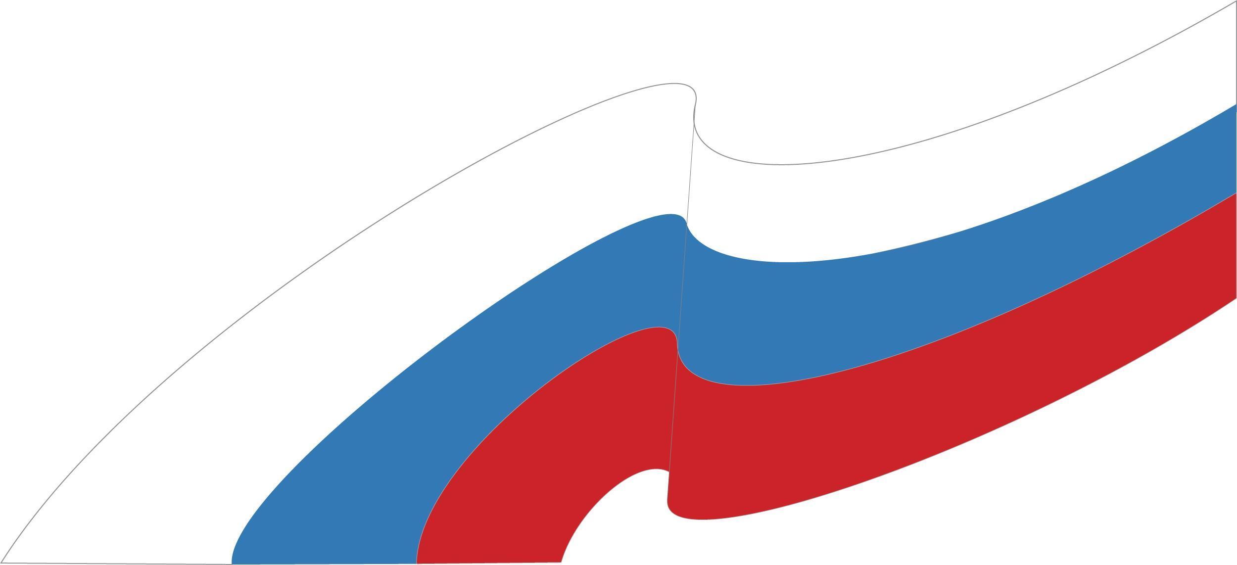 Триколор флаг России вектор