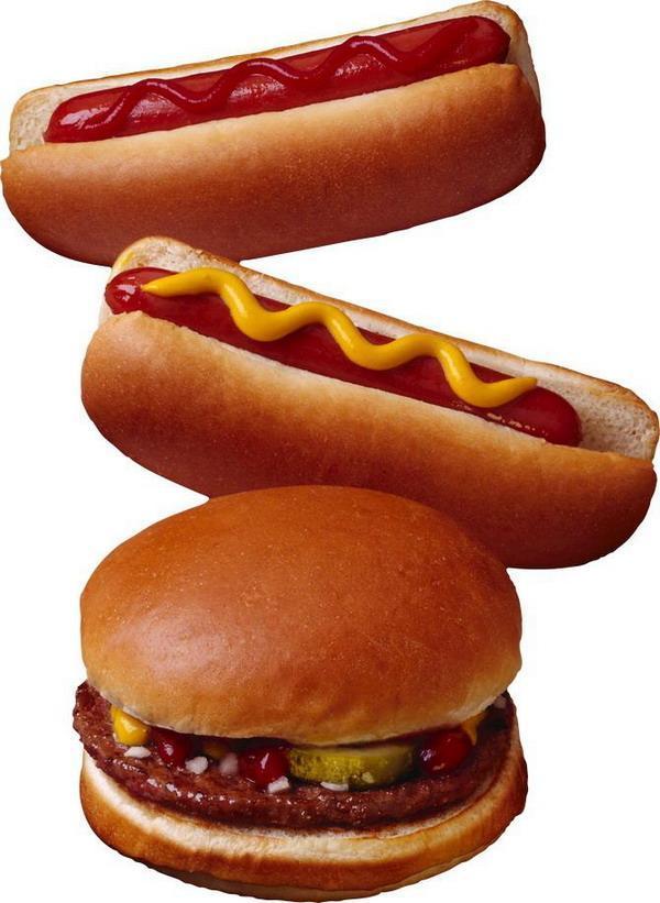 хот-дог - hot dog и бутерброды